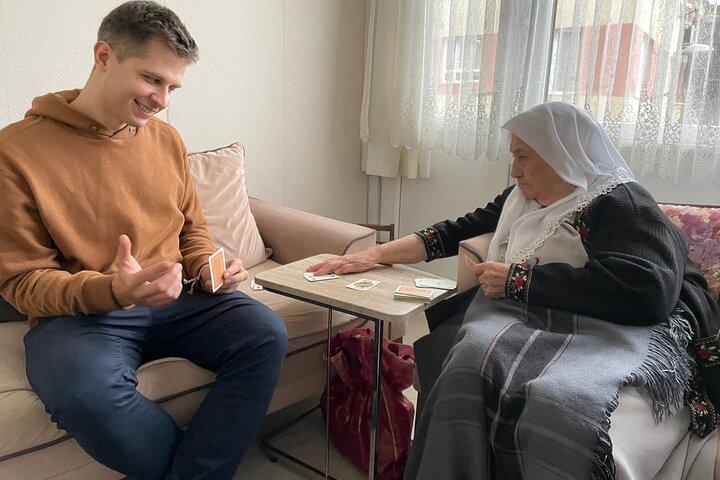 Card Game and Afternoon Turkish Tea with Local Grandma