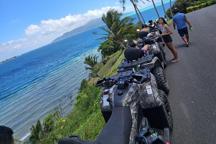 Tour Guidé de l'île et ses escapades à Tahaa en Quad ATV