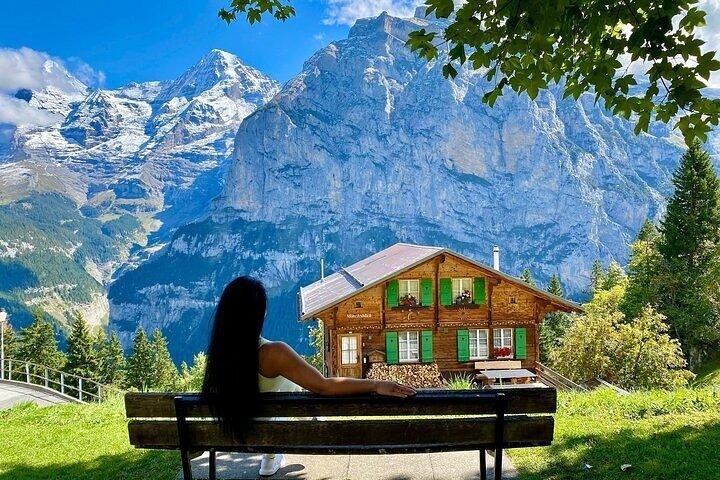 Excursão privada de um dia a Lauterbrunnen Interlaken Murren saindo de Lucerna