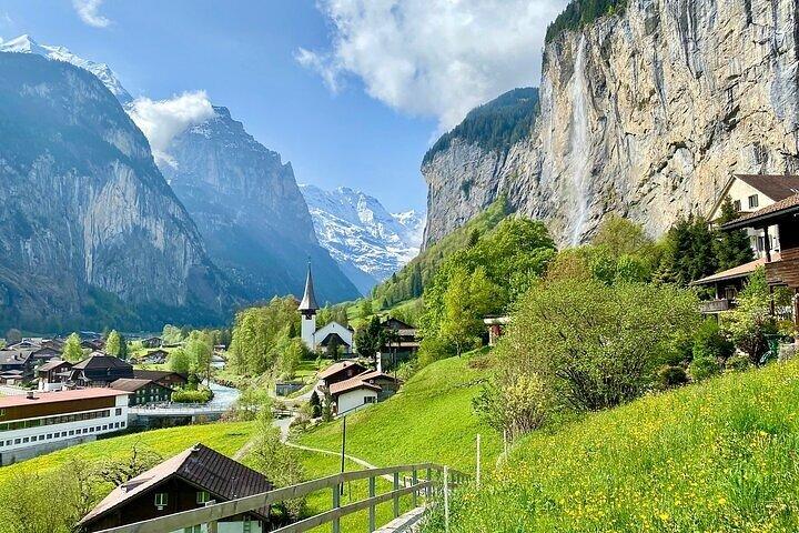 Excursão privada de um dia a Lauterbrunnen Interlaken Murren saindo de Lucerna