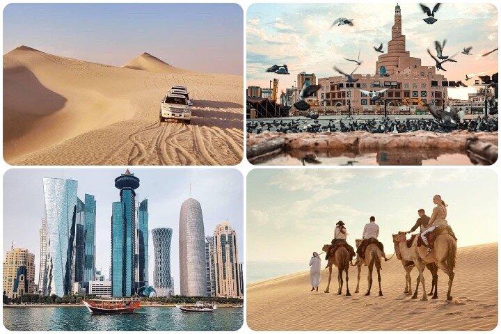 Doha: Combo City Tour & Desert Safari com Pickup