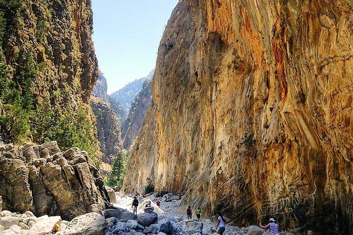 Excursão de dia inteiro ao desfiladeiro de Samaria saindo de Chania pela maneira fácil