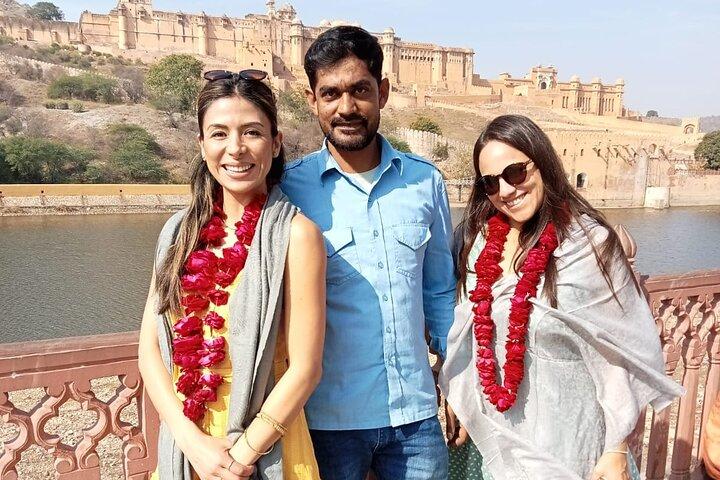 Jaipur City Höjdpunkter Rundtur med AC-bil med hotellupphämtning