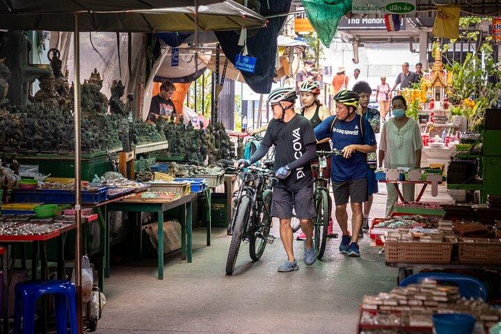 Bangkok : tour storico in bicicletta delle strade secondarie e del tempio