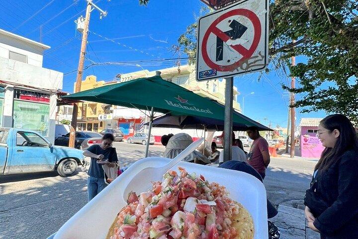 Experiência de degustação de comida e tacos no centro de Cabo San Lucas