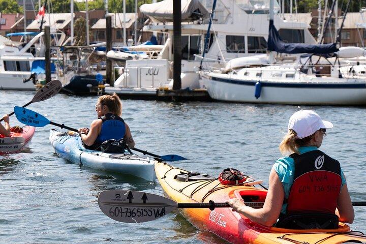 Tour in kayak di Granville Island Vancouver con caffè e snack (3 ore)