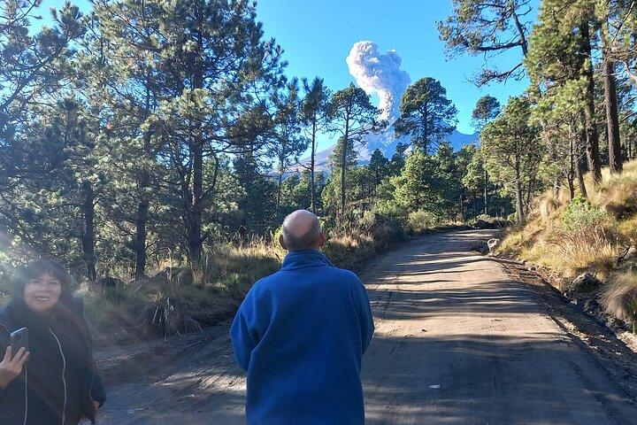 プエブラからイスタクシワトル火山をハイキング