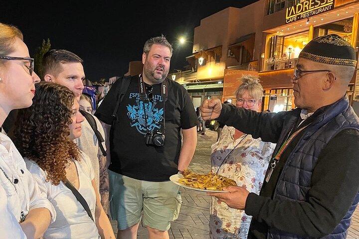 Tour di degustazione e cena di cibo di Marrakech.