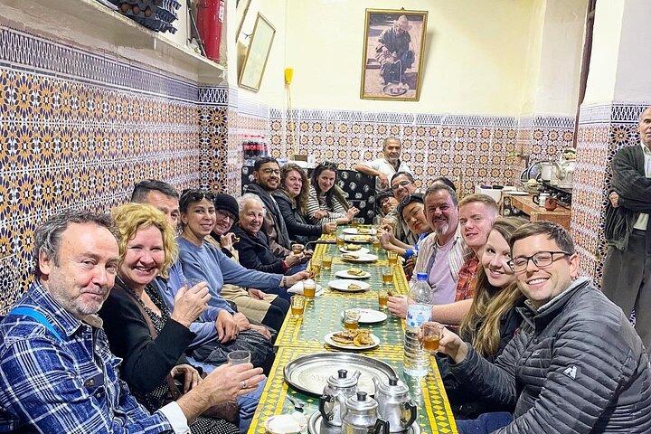 Tour di degustazione e cena di cibo di Marrakech.