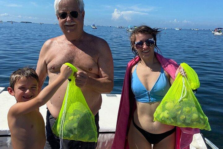 Plongée en apnée guidée privée avec chasse aux pétoncles