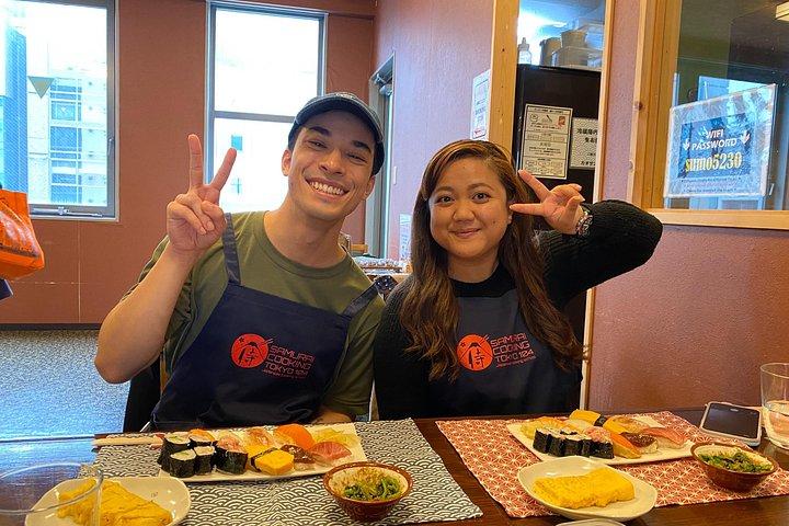 Sushi Making and Sake Tasting Experience
