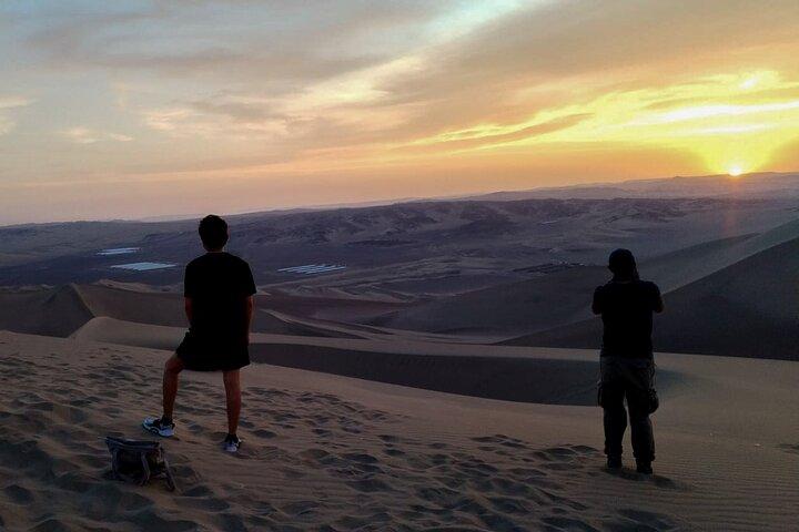 Tour Paracas con islas ballestas, Ica y Huacachina con atardecer