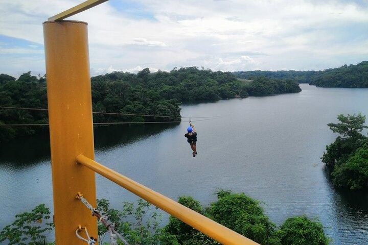 Ny Panama Zip-Line over Gatun-søen og kajak eller ridning