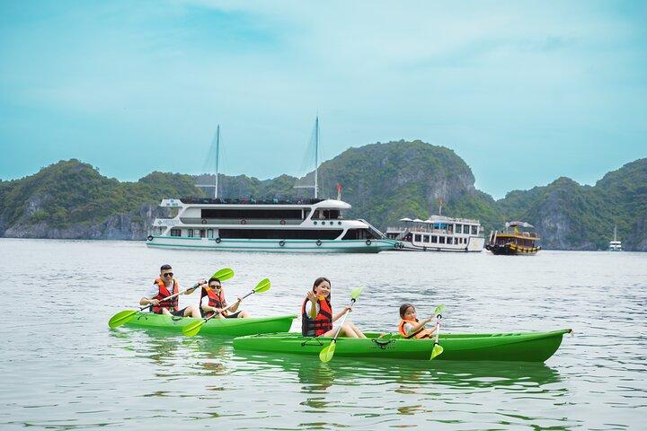 Cruzeiro de Carnaval: Halong Luxury Cruise Day Trip - Natação, Kayak, Caverna