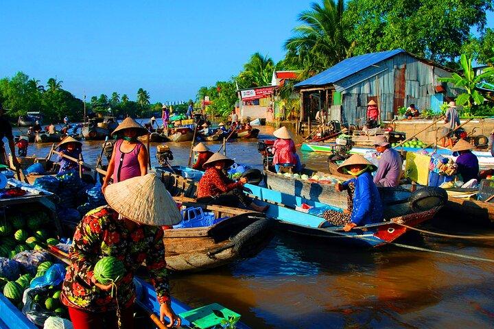 Excursão privada de dia inteiro em Can Tho Cai Rang Float Market e Con Son