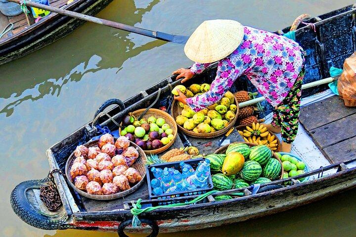 Excursão privada de dia inteiro em Can Tho Cai Rang Float Market e Con Son