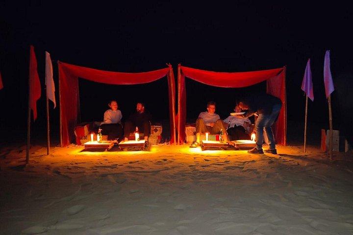 Dinner On Dunes With Luxury Hilux Safari