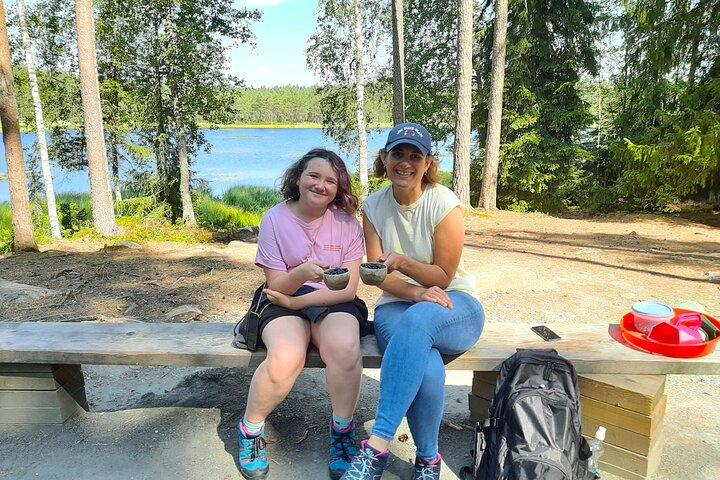 Bärplockning i en nationalpark