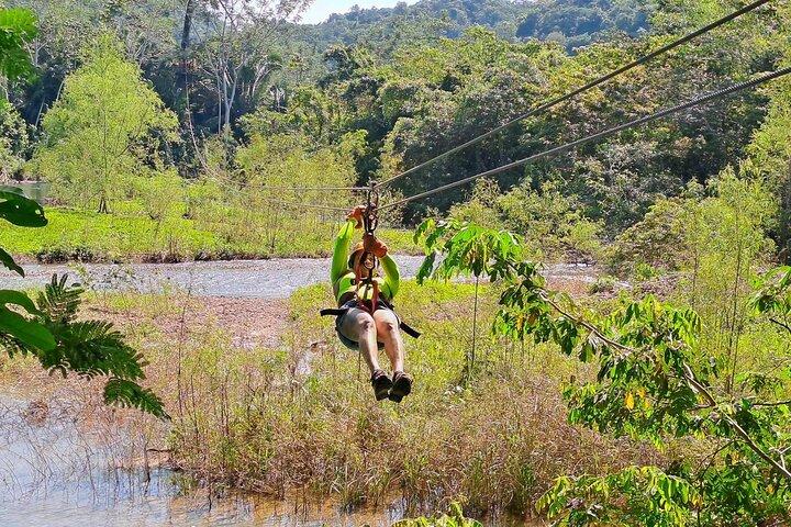 Jungle Zip-line eventyr fra Belize City