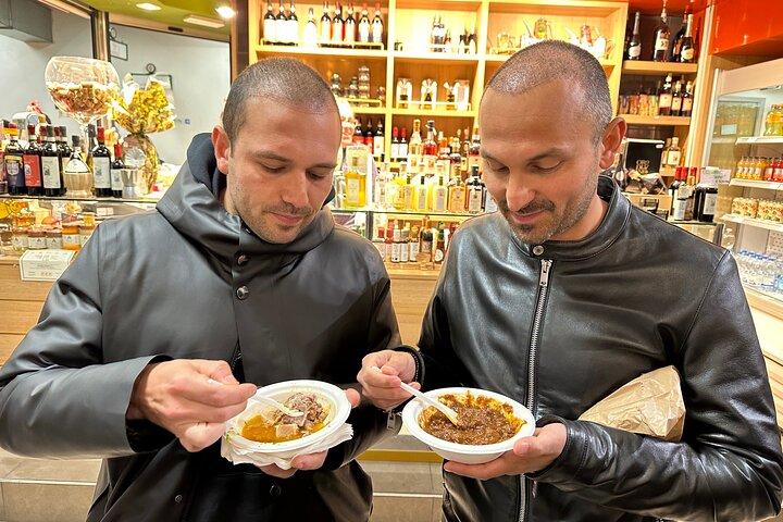 フィレンツェのおいしい屋台料理とガイド付き市内散策