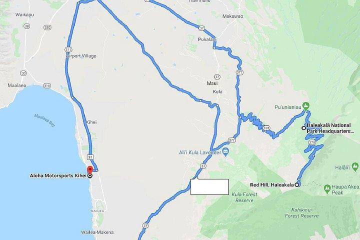キヘイ発マウイ島ハレアカラ火山頂上スリングショット ツアー