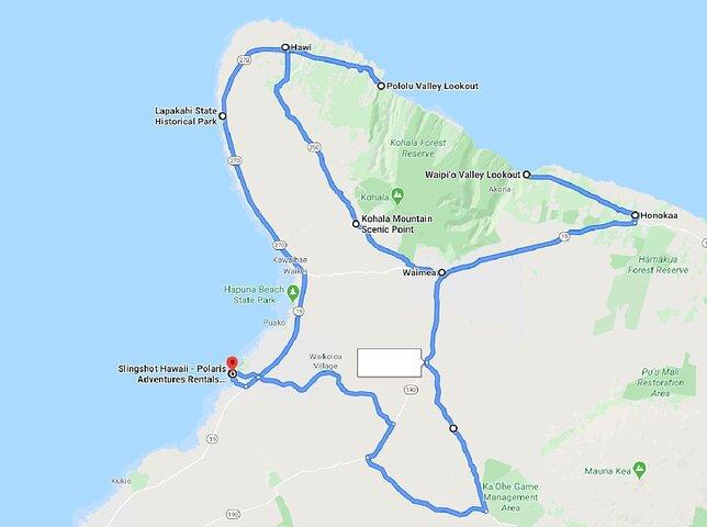 Tour avventuroso privato di Big Island Double Valley Slingshot