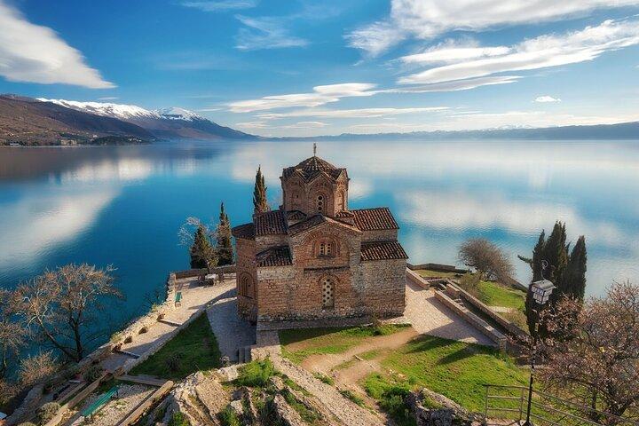 Heldags privat tur fra Tirana til Ohrid, Makedonien