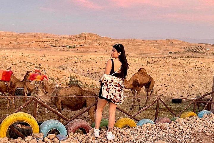 Agafay woestijn pakket: Quad, Camel Ride, Dinershow