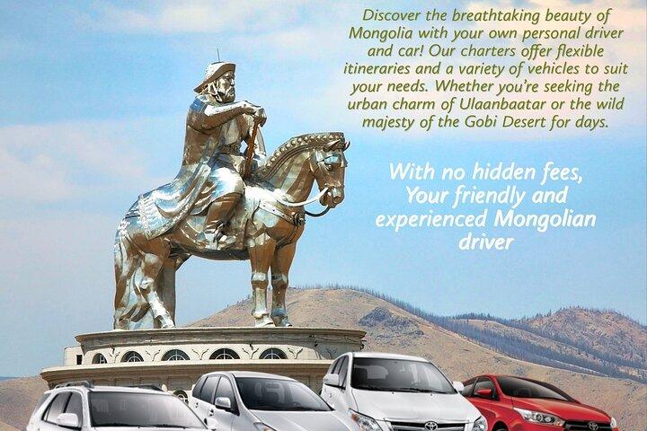 Viajes personalizados con su alquiler de coches en Mongolia, todo en paquete