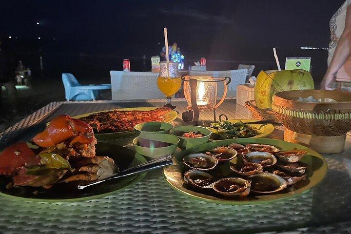 Bali Romantic Seafood Dinner under sunset jimbaran Beach