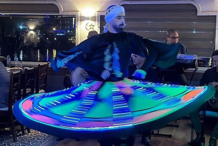 Cairo dinner cruise in Nile River ,Belly Dance and Tanura Show