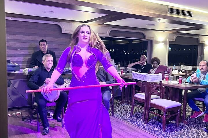 Cairo dinner cruise in Nile River ,Belly Dance and Tanura Show