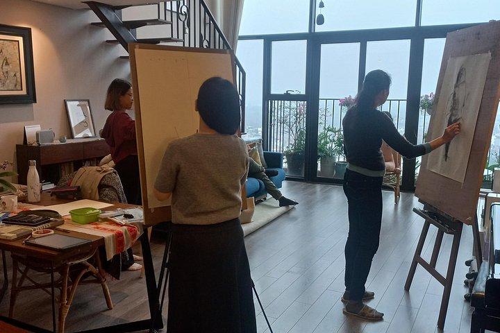 Life Drawing Class - Art Workshop at Art Tutor Hanoi