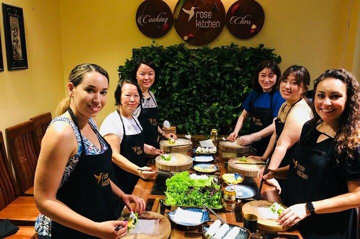 Hanoi matlagningskurs med marknadstur