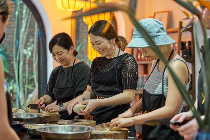 Hanoi matlagningskurs med marknadstur