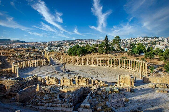 Histroy Tour em Jerash Ruínas e Castelo de Ajloun