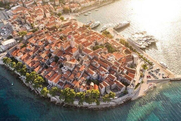 Heldags Korcula och Peljesac vinprovningstur i Dubrovnik