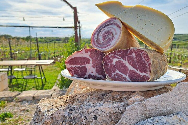 Dîner dans le vignoble avec dégustation de vins et promenade