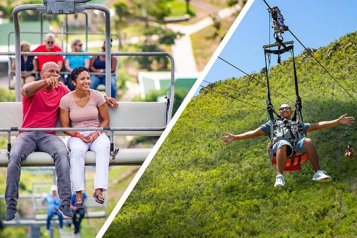 Sky Explorer und Flying Dutchman bei Rainforest Adventures St. Maarten