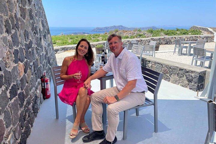 Santorini Private Sunset Wine Tour com degustações e tapas