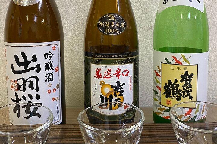 寿司作りと利き酒体験