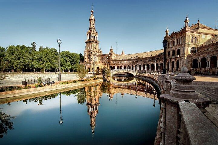 Día completo en Sevilla/ E-Bike, Monumentos y Flamenco Show