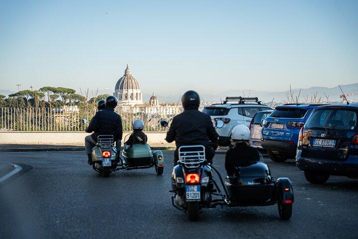 Vespa Sidecar Tour no dia / noite com Pickup