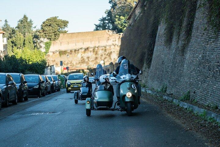 Vespa Sidecar Tour no dia / noite com Pickup