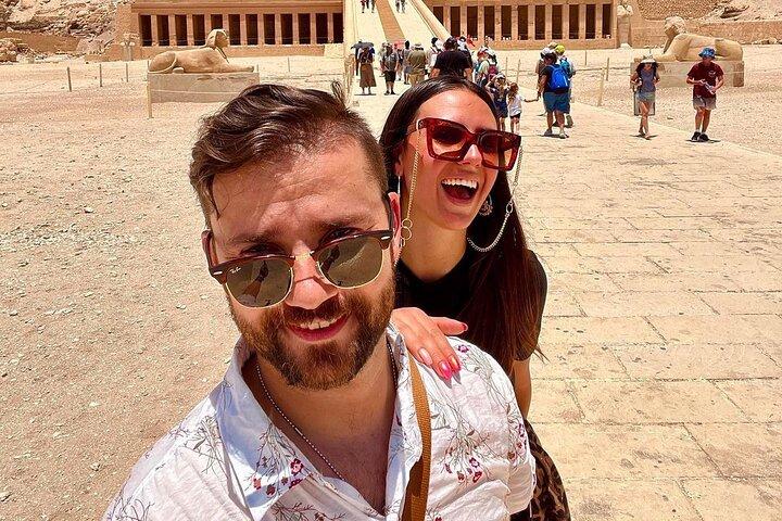 Privétour van een hele dag naar Luxor vanuit Caïro per vliegtuig