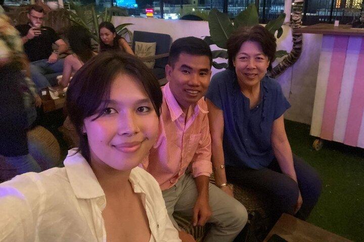 Kvällsmattur med Tuk-Tuk i Phnom Penh