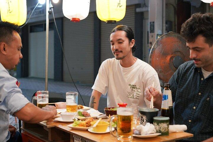 Okinawa Bar Hopping Tour with Sanshin Live in Music Town Koza
