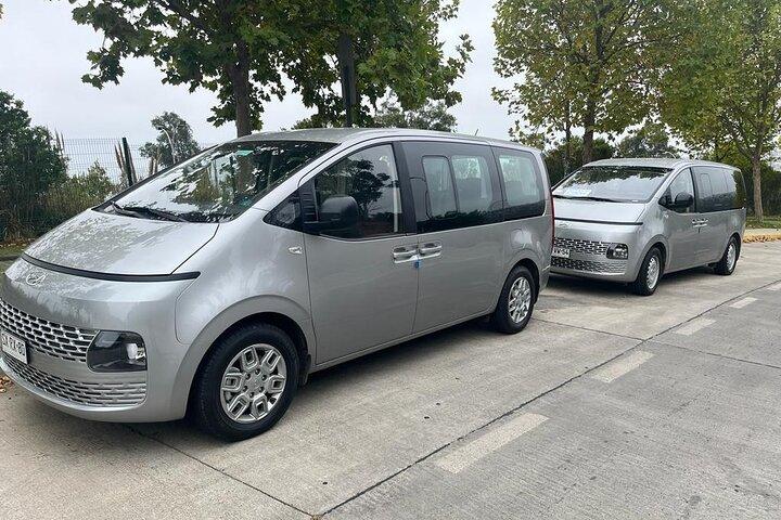 Trasferimento privato Viña del Mar all'aeroporto di Santiago
