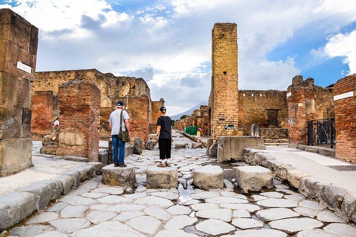 Traslado privado de Positano para Pompéia