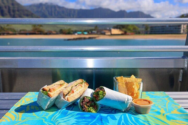 Swim with Dolphins Catamaran with Waterslide & Lunch on Oahu